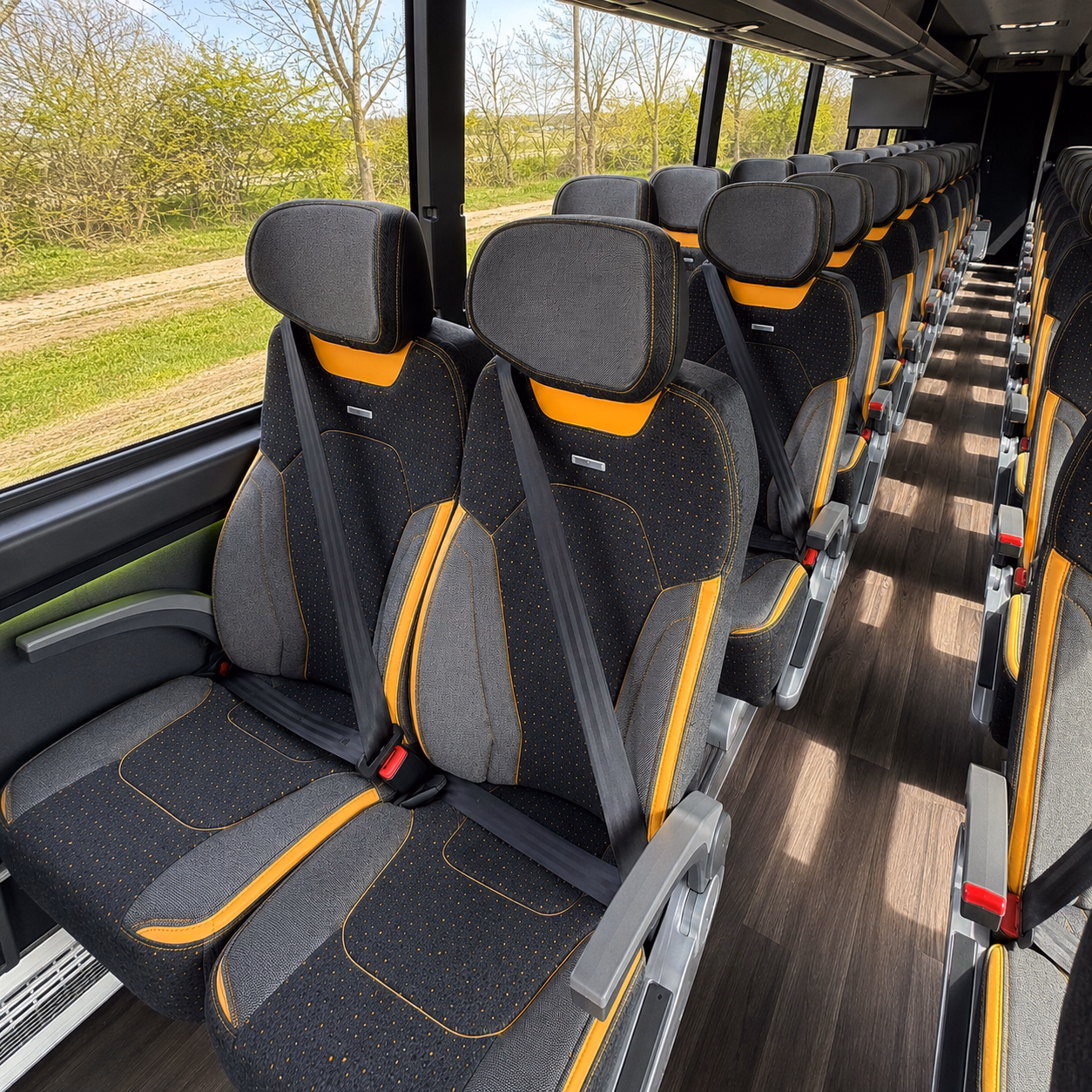 kettering corporate event transportation onboard seating
