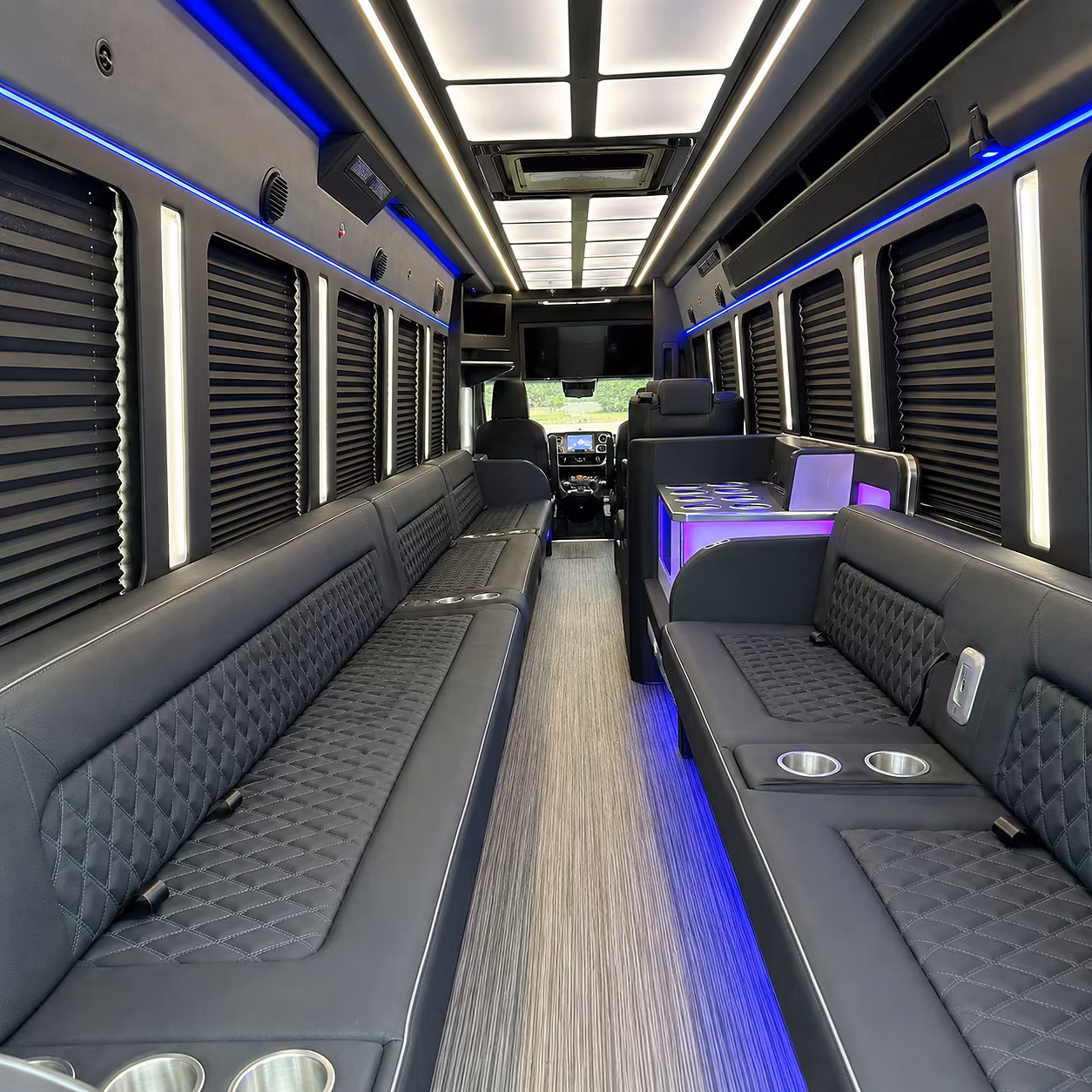 kettering party bus rental interior
