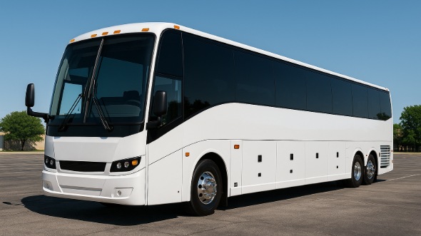 Exterior of Charter Bus Company Columbus's 54 Passenger Charter Bus in Columbus