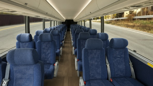 kettering 15 passenger minibus inside