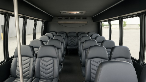 kettering 20 passenger minibus inside