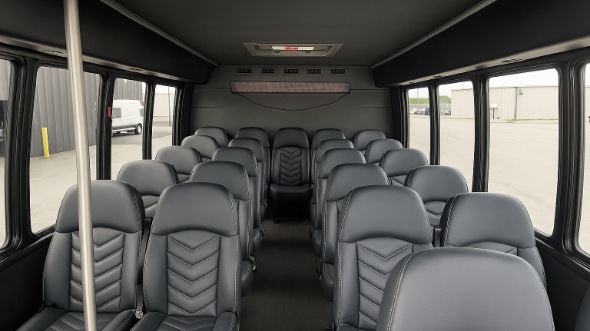 kettering 25 passenger minibus inside