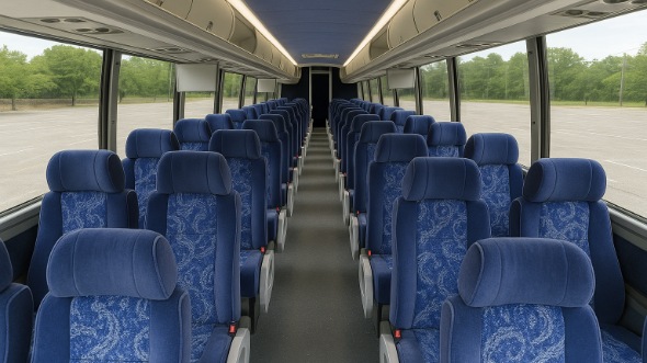 kettering 50 passenger charter bus interior