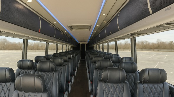 kettering 55 passenger charter bus interior