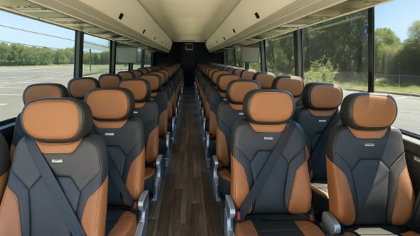 kettering 55 passenger charter bus rental
