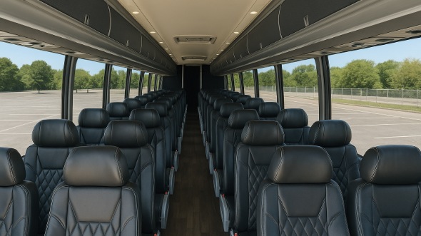 kettering 56 passenger charter bus interior