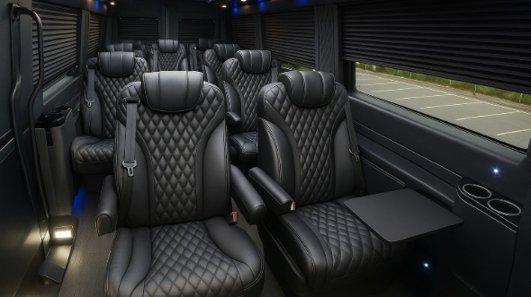 kettering sprinter van with driver interior