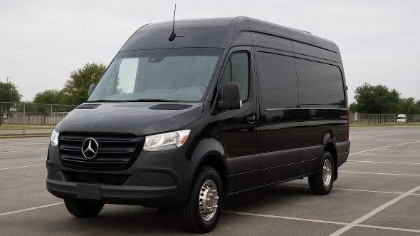 Exterior of Charter Bus Company Columbus's Sprinter Limo in Columbus